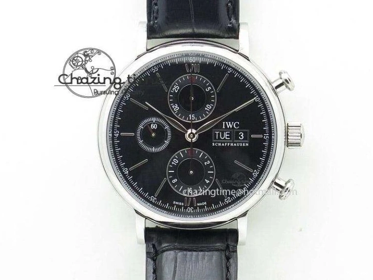 MIROTIME 0416 Mark XVIII IW327010 SS M+F 1:1 Best Edition Blue Dial on Brown Leather Strap A Resilient 7051